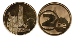 Delcampe - Jeton - NT - Belgian Heritage - Bruges - Belfort (SP 2be Brugge) - Turísticos
