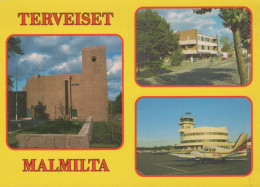 Delcampe - Finland Helsinki Suomi Malmin Kirkko Kaupunki Ja Lentoasema OH Unposted #PAX786 - Finnland