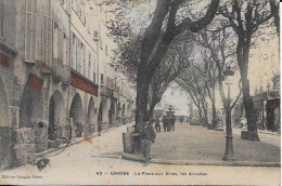 Delcampe - La Place Des Aires Les Arcades - Grasse