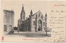 Delcampe - NIORT . - L'Eglise St-Hilaire. Carte Pionnière. Dos Simple - Niort