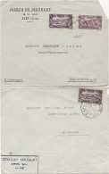 Delcampe - Syrien -  2 Bedarfsbriefe Aus Alep (Aleppo) + Damas (Damskus) 1938 - Syrien