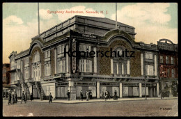Delcampe - ALTE POSTKARTE SYMPHONY AUDITORIUM NEWARK NEW JERSEY USA America Vintage Postcard Cpa - Andere & Zonder Classificatie