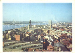 Delcampe - Riga Lettland Fliegeraufnahme Partie Am Fluss - Lettland