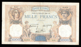 Delcampe - Billet 1000 Francs - Type Ceres Et Mercure - 2/11/1939 // M.8018 648 // LAURA  248 20 - 1 000 F 1927-1940 ''Cérès Et Mercure''