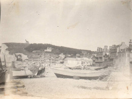 Delcampe - Glisolles - Photo Ancienne Albuminée - Une Vue Sur La Commune Et La Plage - 8.5x11 Cm - Etretat