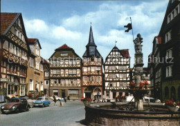 Delcampe - Fritzlar Marktplatz Mit Rolandsbrunnen - Fritzlar