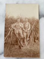Delcampe - Carte Photo Soldaten Belgie Uniforn Uitrusting Gabriel Marginelle - Uniformen