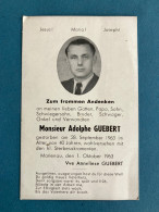 Delcampe - Avis De Décès Monsieur Guebert Marienau 1963 - Todesanzeige