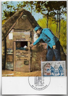 Delcampe - France 1971 Maximum Card Stamp Day Postal Service For The Armed Forces During The First World War 1914-1918 - 1970-1979