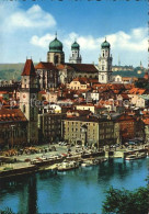 Delcampe - PAssAU Bayern Donaupartie Mit Rathaus Und Dom - Passau