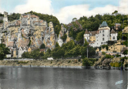 Delcampe - CPM La Rouque Gageac Dord La Dordogne Le Chateau De La Malarterie Et Les Rochers - Sarlat La Caneda