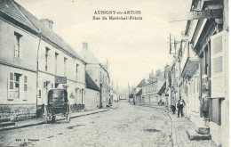 Delcampe - Cpa  Aubigny En Artois : Rue Du Maréchal Pétain  1929 - Aubigny En Artois