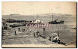 Delcampe - Dinard CPA La Cote (bateau) - Dinard