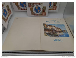Delcampe - PMAAP3-0186-MENU - PAQUEBOT - Compagnie Des Messageries Maritimes - Collioure - Cambodge - 16 Decembre 1962 - Menu