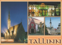 Delcampe - Estonia Tallinn Harju Old Town Architecture Night Views Of Unposted #PBE689 - Estland