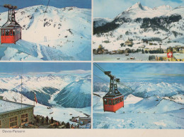 Delcampe - Schweiz Davos Graubünden Parsenn Winterlandschaft Seilbahn Unposted #PBH181 - Davos