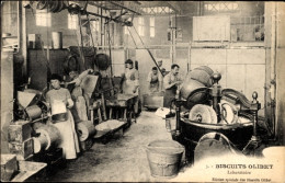 Delcampe - CPA Paris, Olibet Biscuits, Labor - Sonstige & Ohne Zuordnung