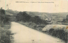 Delcampe - CPA Crecy Couve E Et L L'Eglise Et La Vallee  Route D'Aunay Sous Crecy - Crecy En Ponthieu