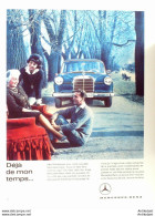 Delcampe - Publicite Auto Mercedes-Benz 1960 - Pubblicitari