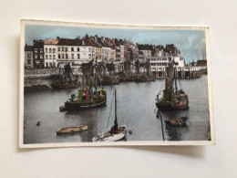 Delcampe - Carte Postale Ancienne Oostende Het Montgomery Dok - Ostende Le Dock Montgomery - Oostende