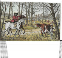 Delcampe - CPA CHASSE à Cour. Illustrateur CHARLET.  Le Sous-bois, Vache Et Le Petit Gardien...CO 390 - Hunting
