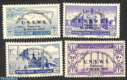 Delcampe - Syria 1952 Social Conference 4v, Overprints, Mint NH - Syrien