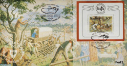 Delcampe - South Africa, Venda 1988 Paintings S/s On SPECIAL FDC, First Day Cover, Art - Paintings - Venda
