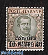 Delcampe - Italy 1909 40pia, Levant, Janina, Stamp Out Of Set, Unused (hinged) - Sonstige & Ohne Zuordnung
