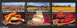 Delcampe - Croatia 2026 Protected Food Products 3v, Mint NH, Health - Food & Drink - Ernährung