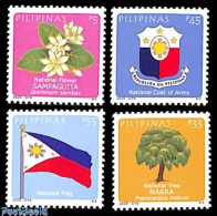 Delcampe - Philippines 2025 National Symbols 4v, Mint NH, History - Nature - Coat Of Arms - Flags - Flowers & Plants - Trees & Fo.. - Rotary Club