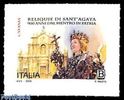 Delcampe - Italy 2026 Relics Of Sant'Agata 1v S-a, Mint NH, Religion - Religion - Sonstige & Ohne Zuordnung