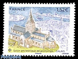 Delcampe - France 2026 Salon De Printemps, Calais 1v, Mint NH, Religion - Churches, Temples, Mosques, Synagogues - Ungebraucht