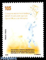 Delcampe - North Macedonia 2026 Spinal Muscular Atrophy 1v, Mint NH, Health - Disabled Persons - Health - Behinderungen