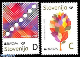 Delcampe - Slovenia 2026 Europa, 70 Years Europa Stamps 2v, Mint NH, History - Europa (cept) - Slowenien