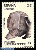 Delcampe - Spain 2026 Cervantes Prize 1v, Mint NH, Nature - Dogs - Art - Authors - Ungebraucht