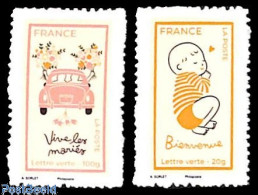 Delcampe - France 2026 Birth & Wedding Stamp 2v S-a, Mint NH - Ungebraucht