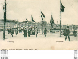 Delcampe - ALLEMAGNE  HAMBURG  JUNGFERNSTIEG - Mitte