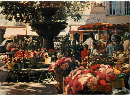 Delcampe - 06 GRASSE LA PLACE AUX AIRES MARCHE AUX FLEURS - Grasse