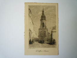 Delcampe - PAT - 3785  LE BEFFROI D'AMIENS  -  EAU-FORTE  De A. MAYEUR   XXX - Amiens