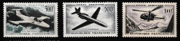 Delcampe - 1957-59 - Poste Aérienne - 35 A 37 - Prototypes - ** - 1927-1959 Mint/hinged