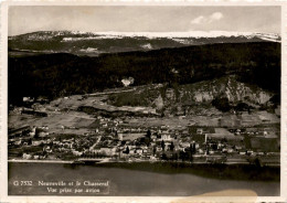 Delcampe - Neuveville Et Le Chasseral - Vue Prise Par Avion (7532) - La Neuveville