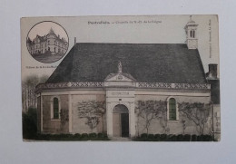 Delcampe - Cp, 72, Pontvallain, Chapelle De N.D. De La Faigne, Château De La Roche Mailly - Pontvallain