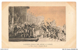 Delcampe - BCDP12-0927-HISTOIRE - Napoleon Donne Des Aigles A L'armée - D'apres David - Geschichte
