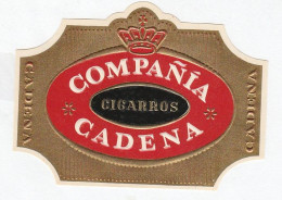 Delcampe - Etiquette   D  -  163     Cigar Label   , Sigaren , Sigarenbanden  ,  Vitolas ,  Cigar Box Label - Etiquettes