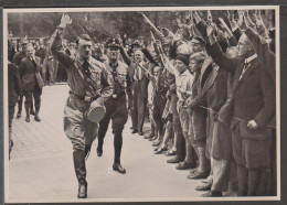 Delcampe - ️ GERMANY 3. Reich RARE PHOTO CARD FROM OFFICIAL ALBUM "Adolf Hitler" 12 X 17 Cm - 1939-45
