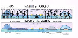 Delcampe - WALLIS & FUTUNA -  Bande N°436 A **   PAYSAGES DE WALIS  Sans Charnière- - Blocks & Sheetlets