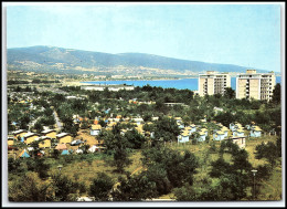 Delcampe - Vtg Nesebar Sunny Beach Bulgaria Camping Ground Coastal Resort Chrome PC K228 - Bulgarien