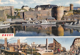 Delcampe - BREST La Penfeld Le Chateau Pont De Recouvrance Et Tour Tanguy 9(scan Recto-verso) MA1722 - Brest