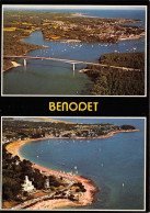 Delcampe - BENODET Le Pont Sur L Odet La Plage Et La Pointe Saint Gilles 21(scan Recto-verso) MA1722 - Bénodet