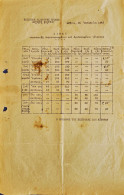 Delcampe - 1943 Greece Red Cross Infant Feeding Document – WWII Occupation Famine Relief, Athens Nutrition Chart - Historical Documents